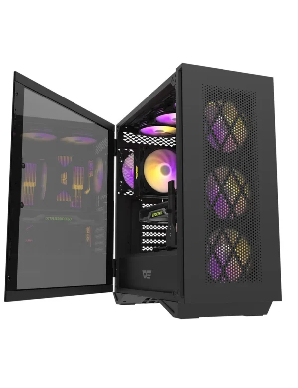 DarkFlash DLS480 Cristal Templado USB 3.0 Negro