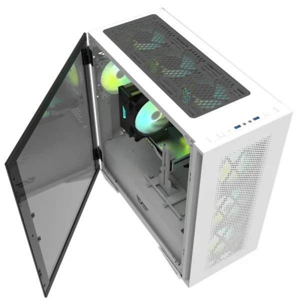 DarkFlash DLS480 Cristal Templado USB 3.0 Blanco - Imagen 3