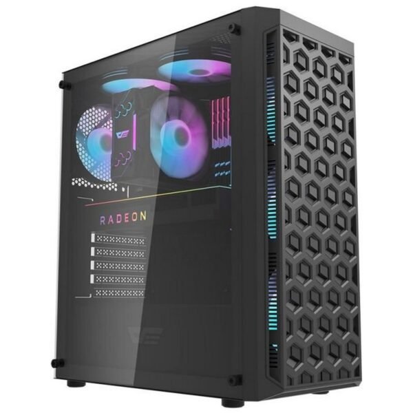 darkFlash DK350 Midi Tower Cristal Templado ARGB USB 3.0 Negra - Imagen 2