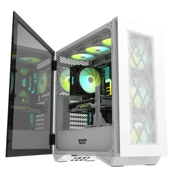 DarkFlash DLS480 Cristal Templado USB 3.0 Blanco - Imagen 4