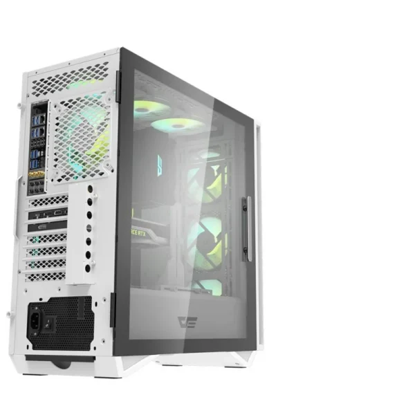 DarkFlash DLS480 Cristal Templado USB 3.0 Blanco - Imagen 7