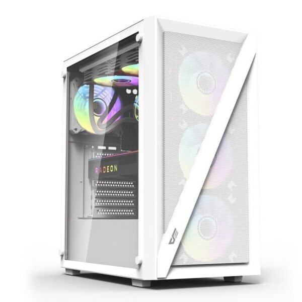 darkFlash DK260 Air Midi Tower Cristal Templado USB 3.0 Blanca - Imagen 9