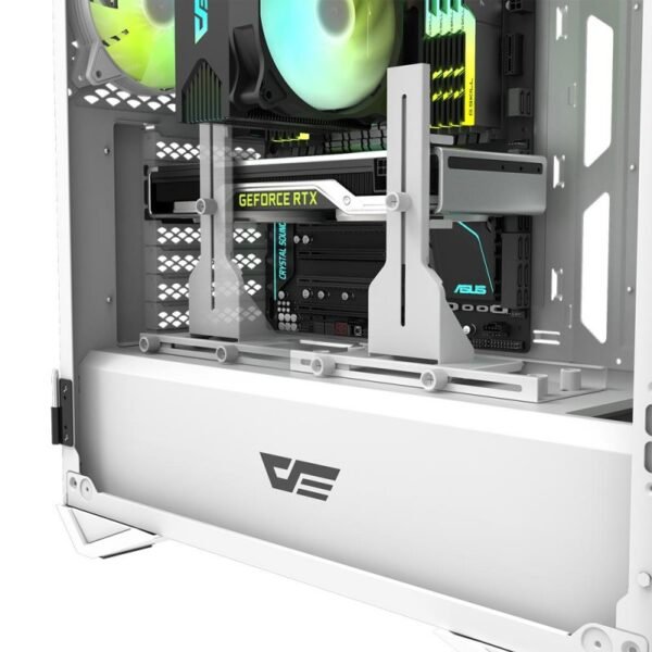DarkFlash DLS480 Cristal Templado USB 3.0 Blanco - Imagen 9
